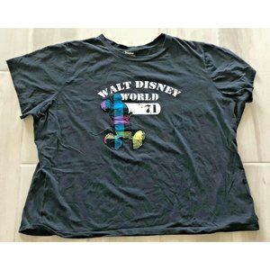 DISNEY PARKS "WALT DISNEY WORLD '71" KID'S SHORT SLEEVE 3XL MICKEY MOUSE T-SHIRT